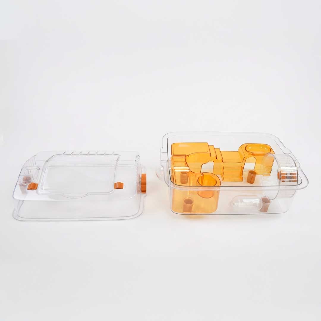 JAULA ACRILICA PARA HAMSTER 50X36X28 LH-5152