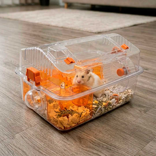 JAULA ACRILICA P/HAMSTER 40X31X24 LH-5151