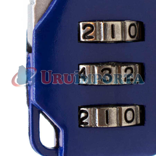 CANDADO DE COMBINACION 3 DIGITOS METALICO LH-2571