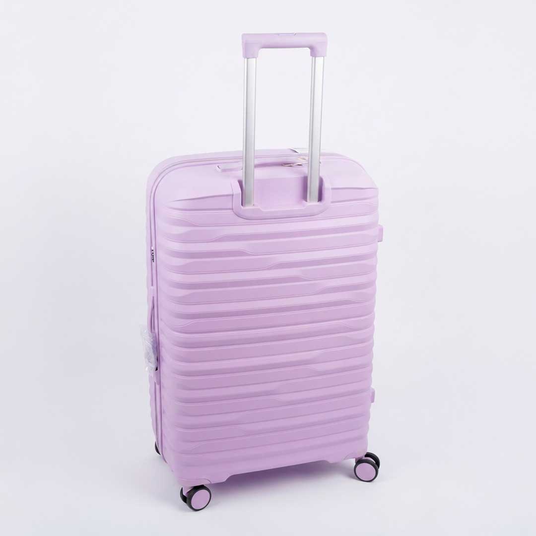 VALIJA RIGIDA C/RUEDAS LILA 24″ LH-5363
