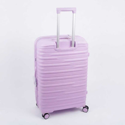 VALIJA RIGIDA C/RUEDAS LILA 24″ LH-5363