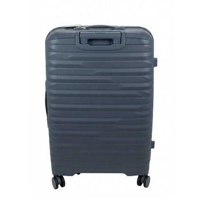 VALIJA RIGIDA C/RUEDAS AZUL PIEDRA 24″ LH-5364