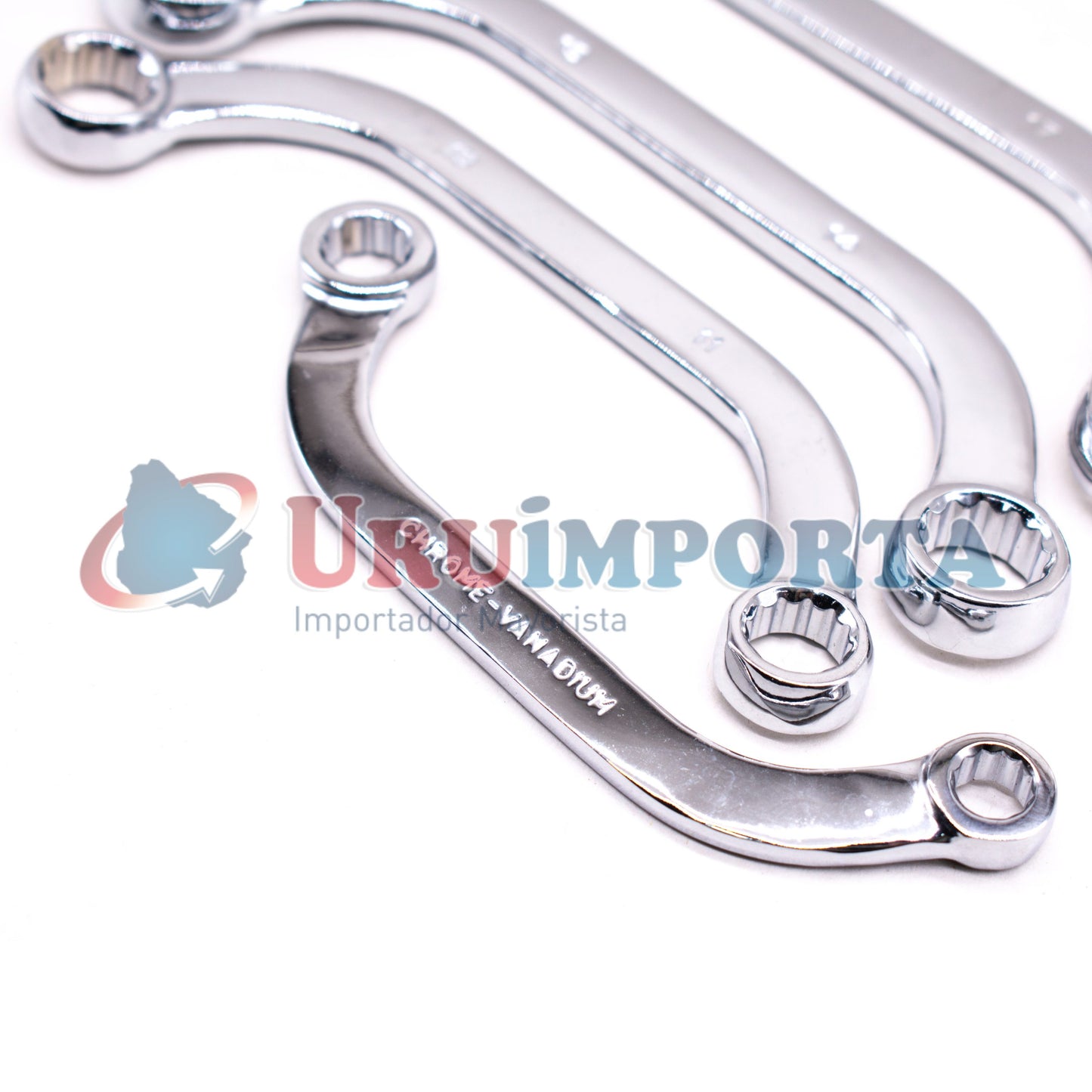 LLAVE COMBINADA CURVA 5PZ 8-22MM CHALIMEX C23205