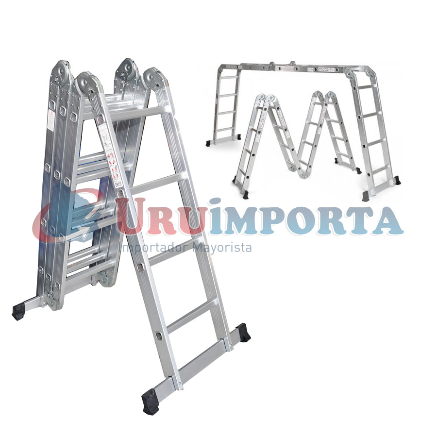 ESCALERA DE ALUMINIO MULTIFUNCIONAL 4.7MTRS LH1671