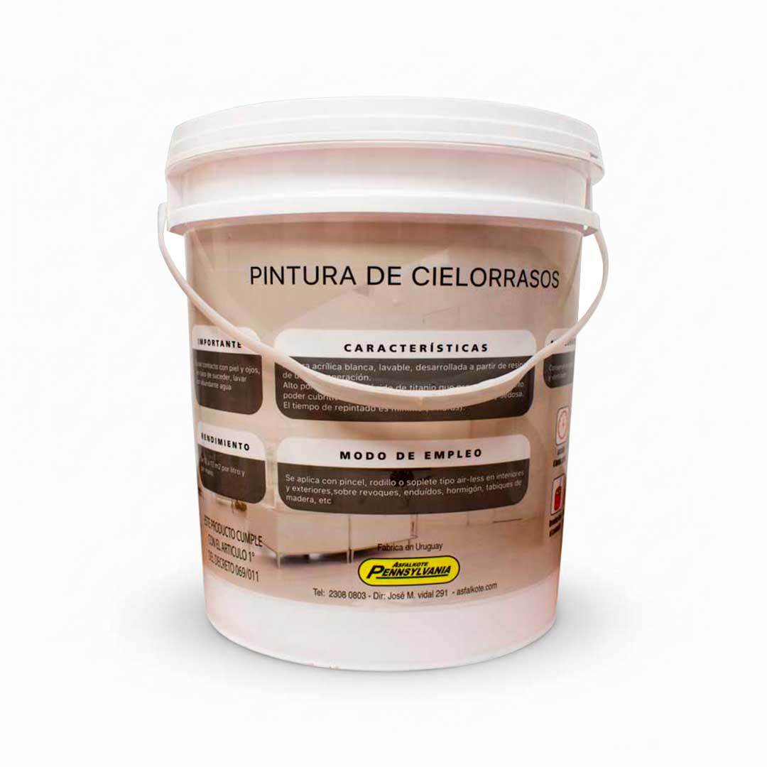 PINTURA PARA CIELORRASO 18 LITROS PENNSYLVANIA