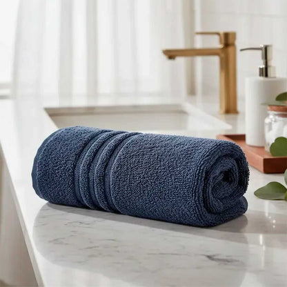 TOALLA BAÑO DOHLER PRIORI AF-1657 65X130 AZUL MARI