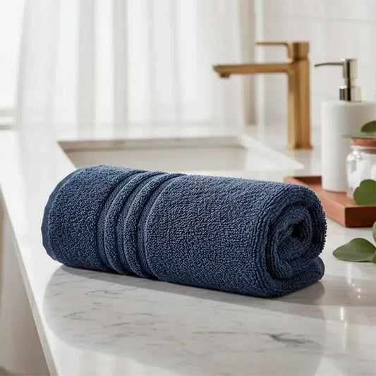 TOALLA BAÑO DOHLER PRIORI AF-1657 65X130 AZUL MARI