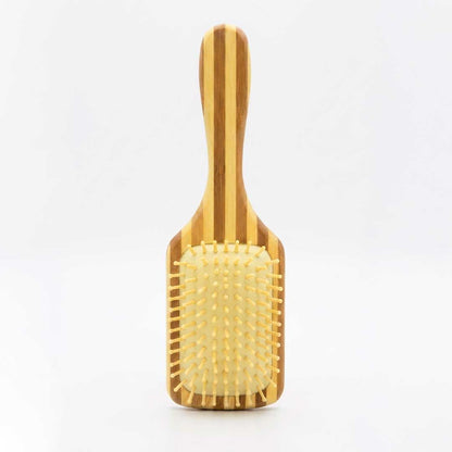 CEPILLO PARA CABELLO RECTANGULAR MADERA LH-5419