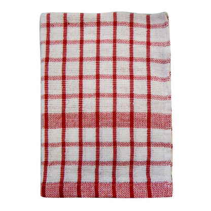 REPASADOR KANGURO AJEDREZ BLANCO/ROJO 37X52CM