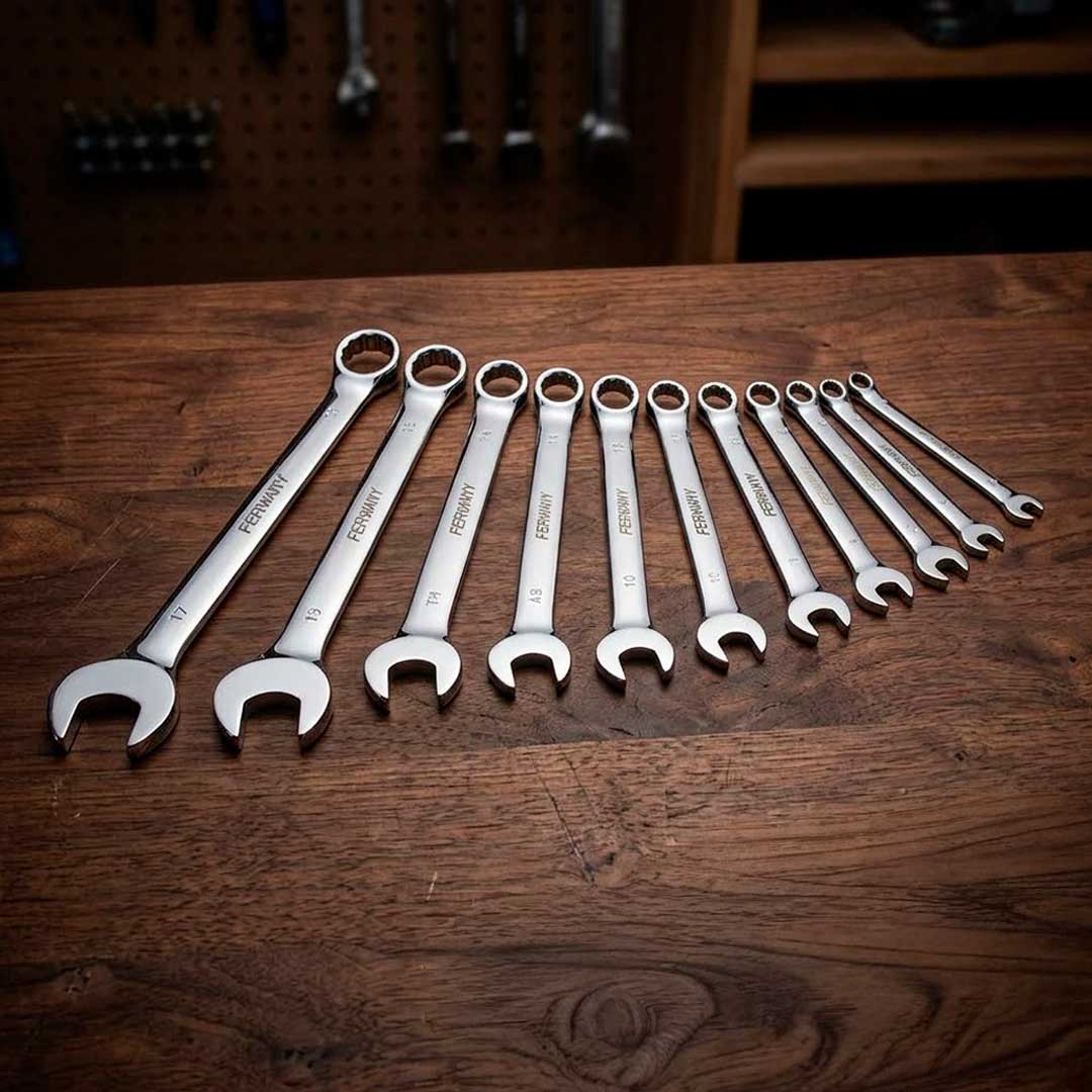 LLAVE COMBINADA 11PZ 6-19MM PROF YOS611