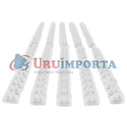 REGLETA DE CONEXION 6MM TRANSPARENTE LH-2109
