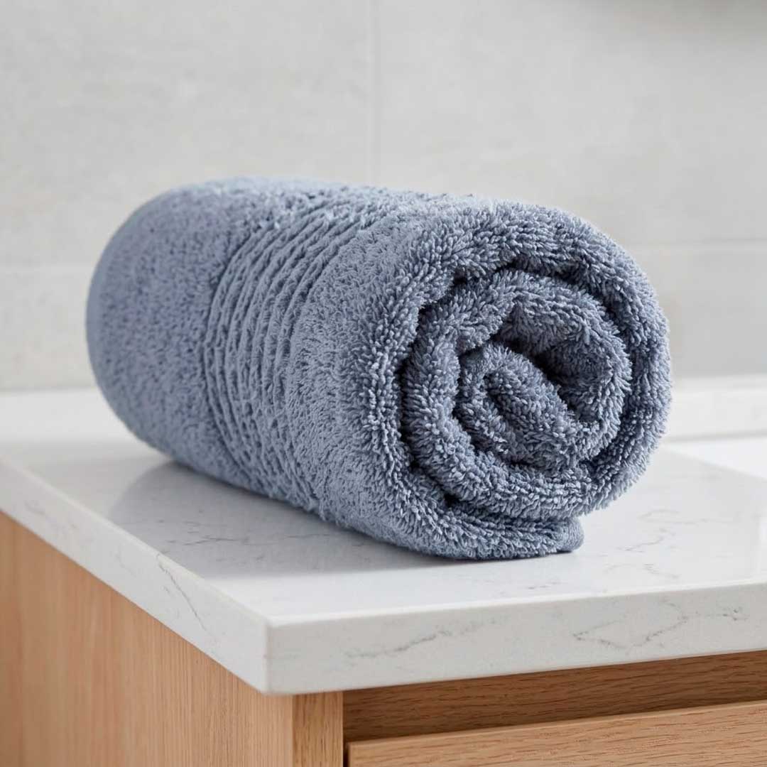 TOALLA MANO TRAMA 50X80 AZUL