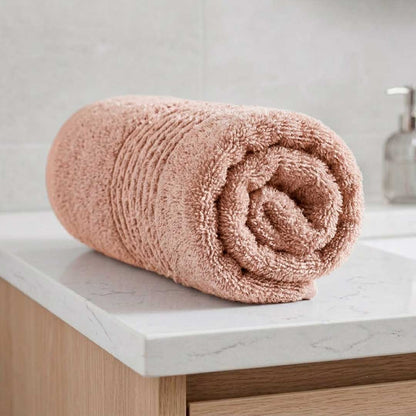 TOALLA MANO TRAMA 50X80 BEIGE