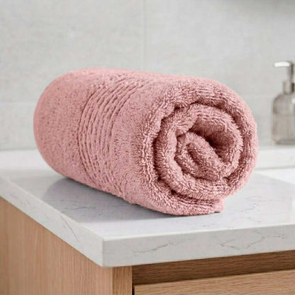 TOALLA MANO TRAMA 50X80 ROSA
