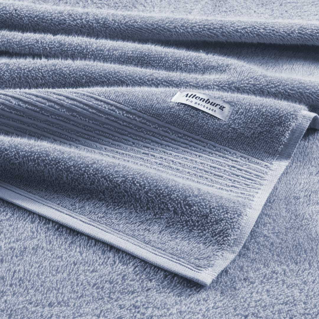 TOALLA MANO TRAMA 50X80 AZUL
