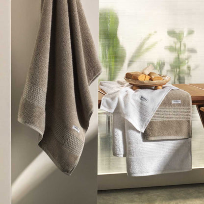TOALLA BAÑO TRAMA 70X140 VERDE