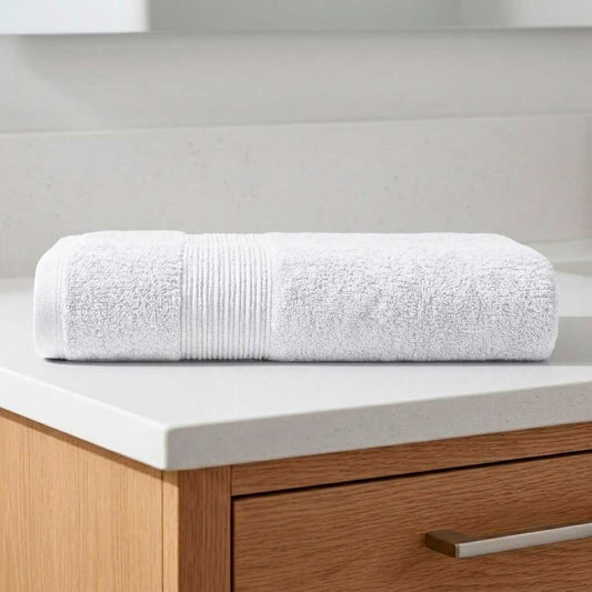 TOALLA BAÑO TRAMA 70X140 BLANCO