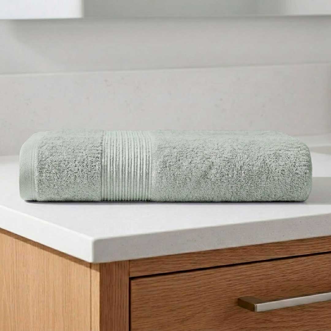 TOALLA BAÑO TRAMA 70X140 VERDE