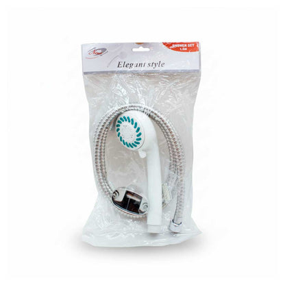 DUCHA PORTATIL 1.5 MT EN BOLSA COLOR BLANCO LH-352