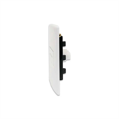 PLAQUETA SICA + TOMA CORR. 3 EN LINEA BCO SK3464