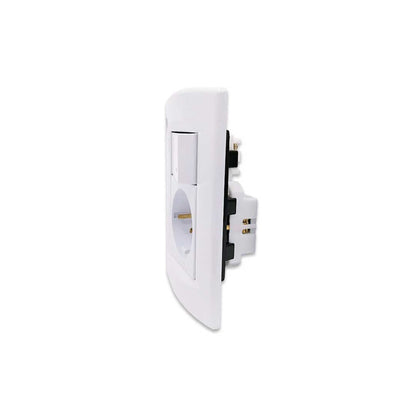 PLAQUETA SICA 1INT. BIPOLAR 1TOMA SCHUKO SK3478