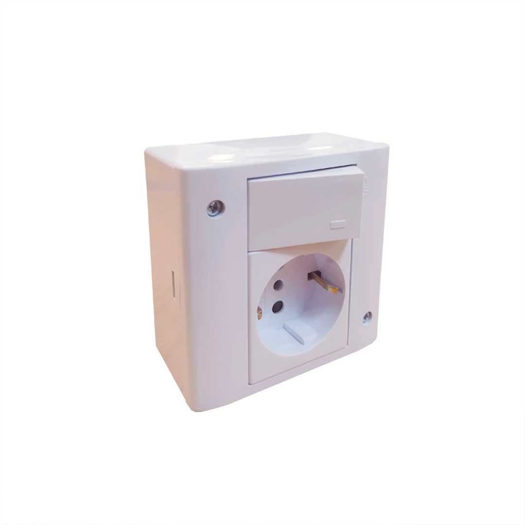 CAJA EXTERIOR SICA 1 SCHUKO + 1INT. BIPOLAR 545514