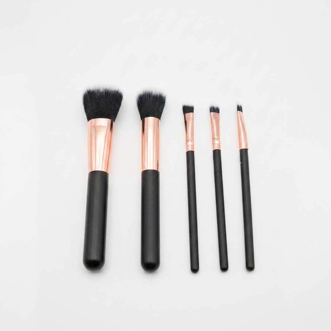 SET DE BROCHAS P/MAQUILLAJE 5PZ BEAUTY LH-5450