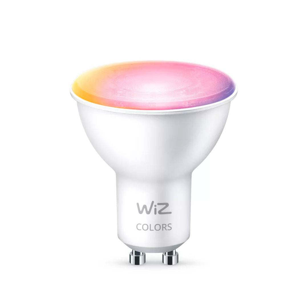 LAMPARA INTELIGENTE WIZ DIACROICA WIFI GU10 RGB