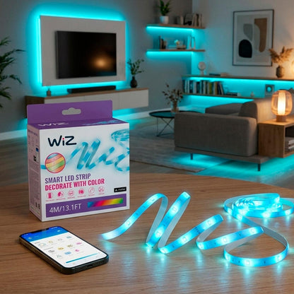 TIRA LED INTELIGENTE WIZ WIFI STRIP 4METROS RGBN