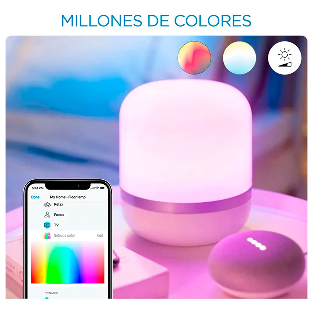 LAMPARA INTELIGENTE WIZ PORTATIL HERO RGB