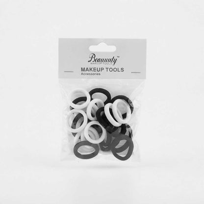 GOMAS PARA CABELLO BLANCO/NEGRO EN BOLSA LH-5474