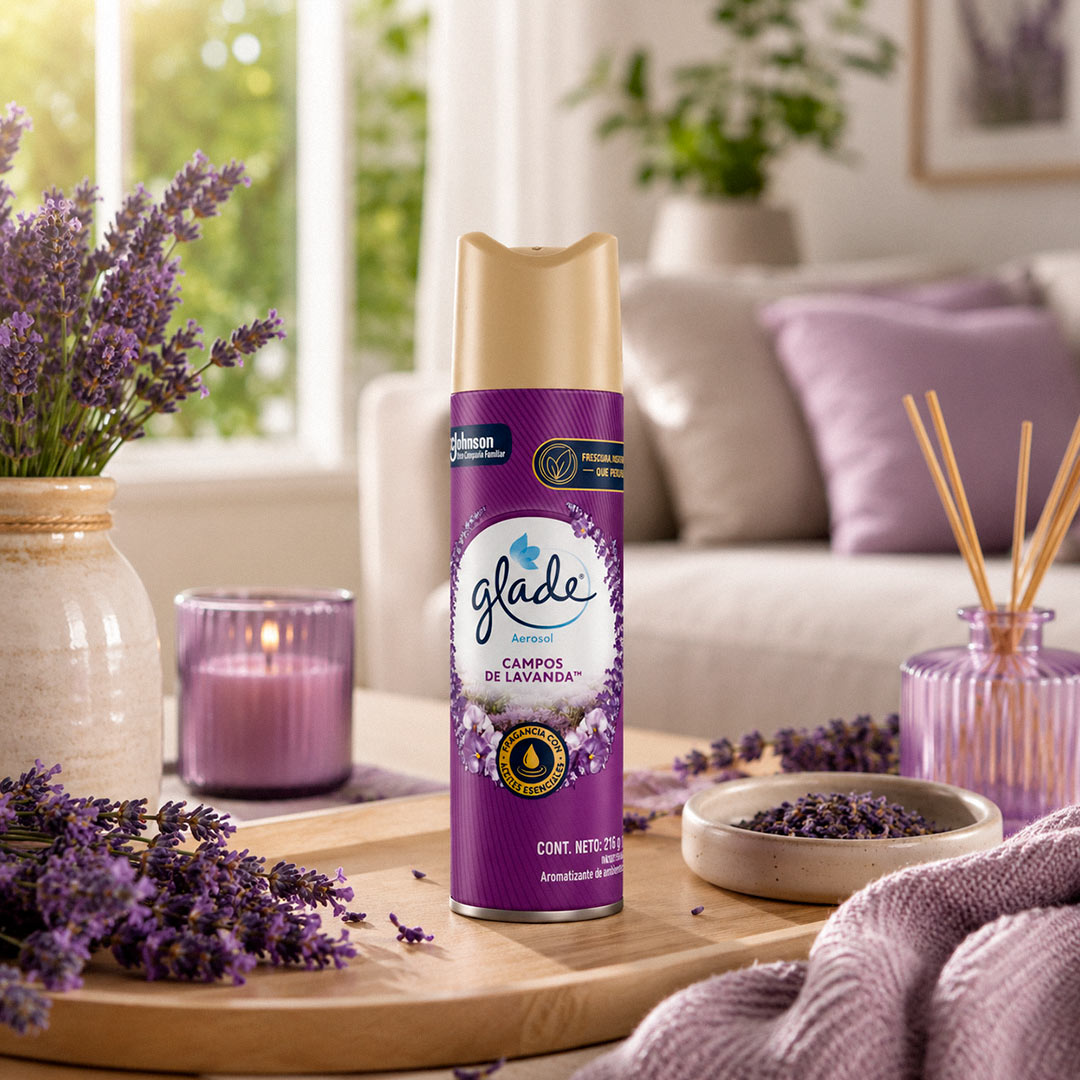 AROMATIZANTE GLADE AEROSOL LAVANDA 255ML 60622