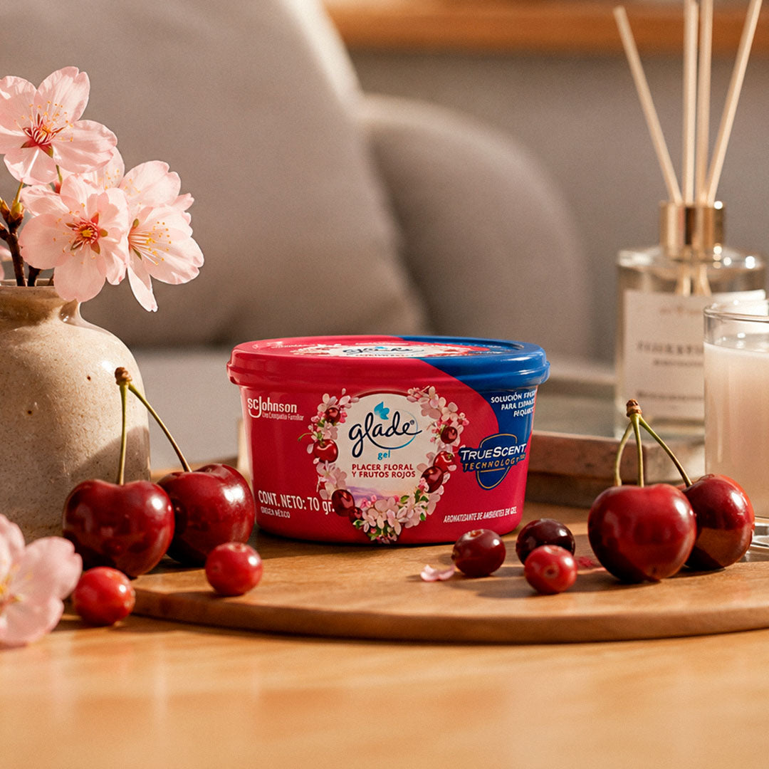 AROMATIZANTE EN GEL GLADE PLACER FL.Y FR 70G 60485