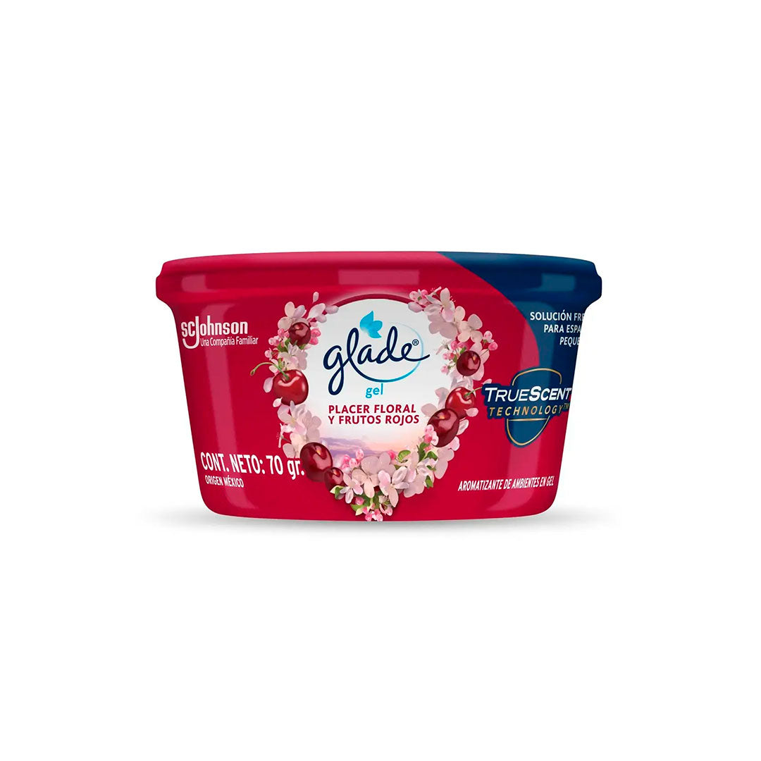 AROMATIZANTE EN GEL GLADE PLACER FL.Y FR 70G 60485