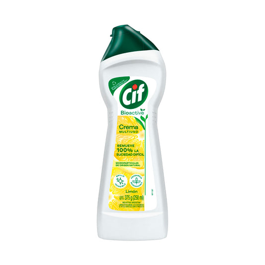 LIMPIADOR CIF CREMA MULTIUSO LIMON 375G