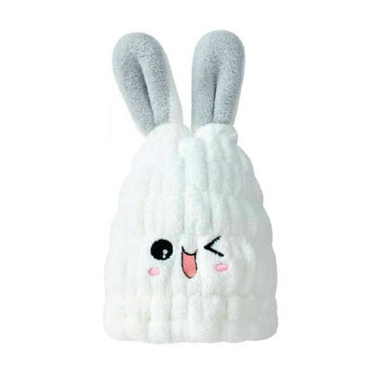 GORRO SECADOR P/CABELLO CONEJITO BLANCO LH-5506