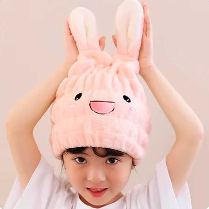 GORRO SECADOR P/CABELLO CONEJITO BLANCO LH-5506