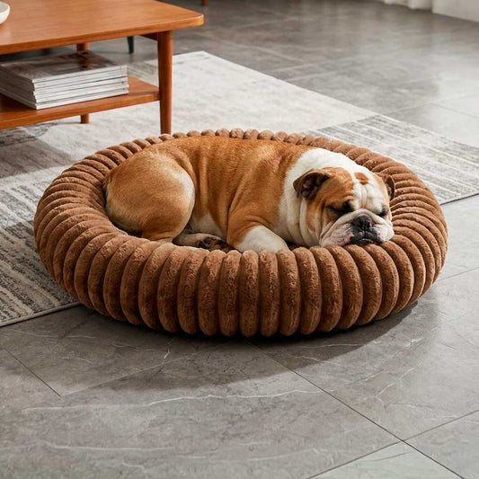 CAMA P/MASCOTA  PUFF 60CM COLORES SURTIDOS LH-5158