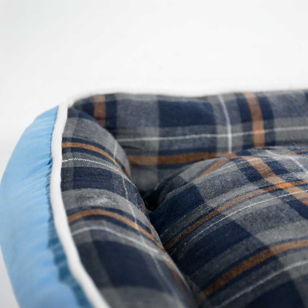 CAMA RECTANGULAR P/MASCOTA 42X30 CUADROS LH-5166