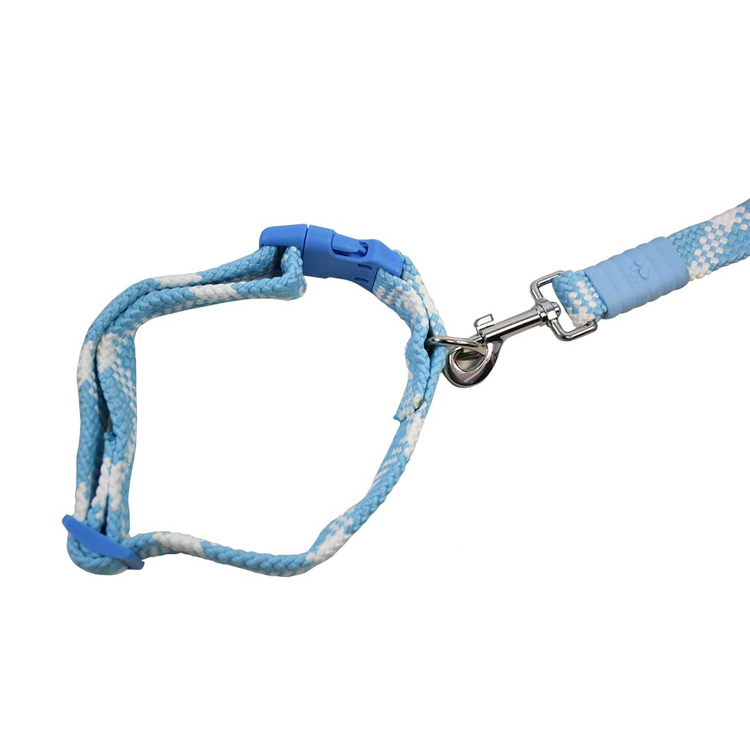 CORREA P/MASCOTA TRENZADA C/COLLAR LH-5201
