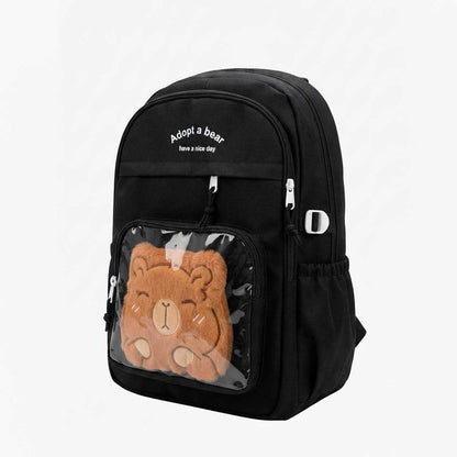 MOCHILA 47X37CM CAPYBARA COLORES SURTIDOS LH-5339