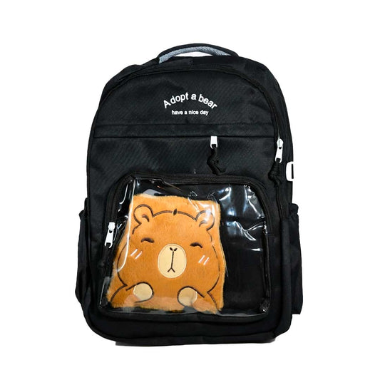MOCHILA 47X37CM CAPYBARA COLORES SURTIDOS LH-5339
