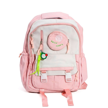 MOCHILA 36X46CM HELLO  SPORT DISEÑO VARIOS LH-5343