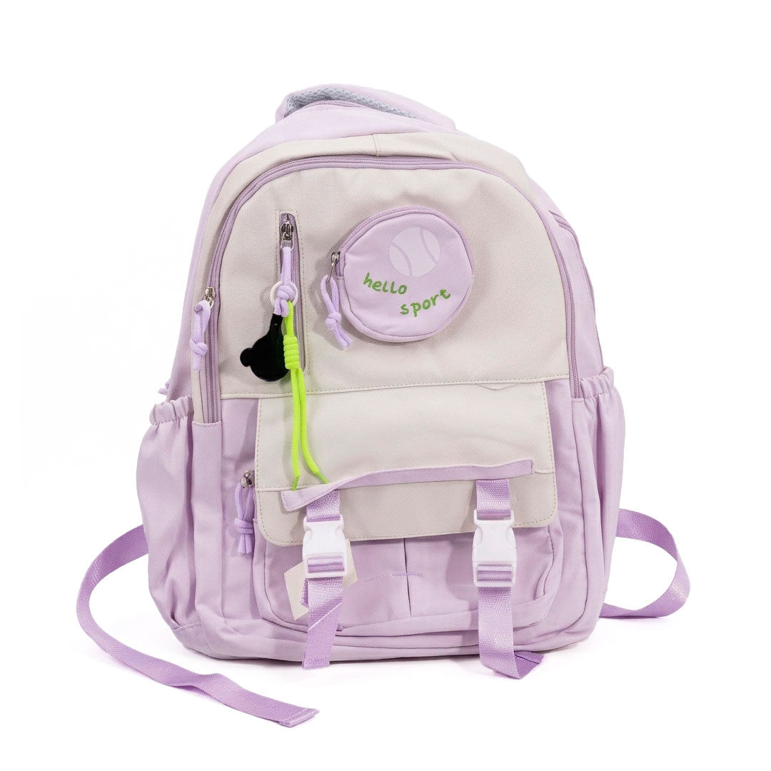MOCHILA 36X46CM HELLO  SPORT DISEÑO VARIOS LH-5343