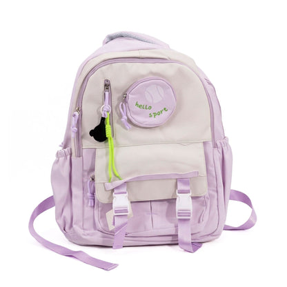 MOCHILA 36X46CM HELLO  SPORT DISEÑO VARIOS LH-5343