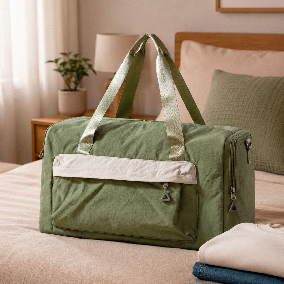 BOLSO VIAJERO IMPERM C/BOLSILLO P/ZAPATOS  LH-5349