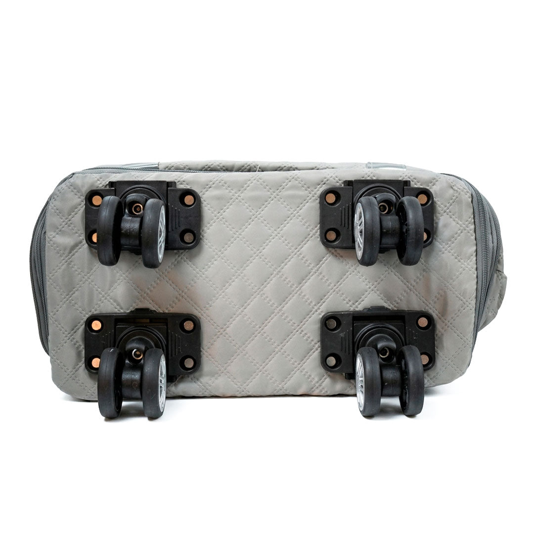 BOLSO EXPANDIBLE DOBLE CIERRE CON RUEDAS LH-5352