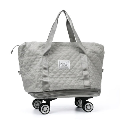 BOLSO EXPANDIBLE DOBLE CIERRE CON RUEDAS LH-5352