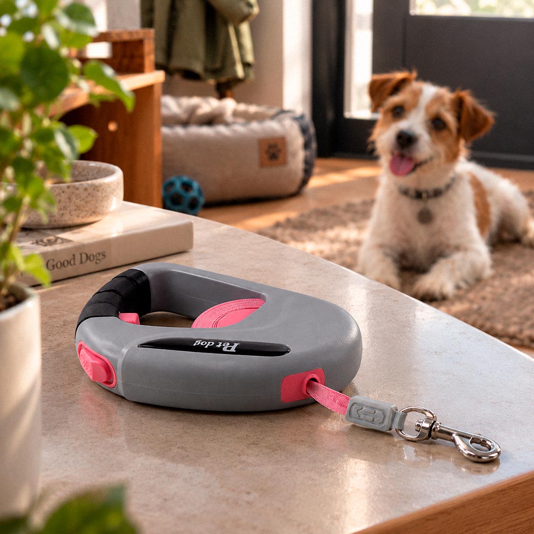 CUERDA RETRACTIL 3 METROS PARA MASCOTA LH-5147
