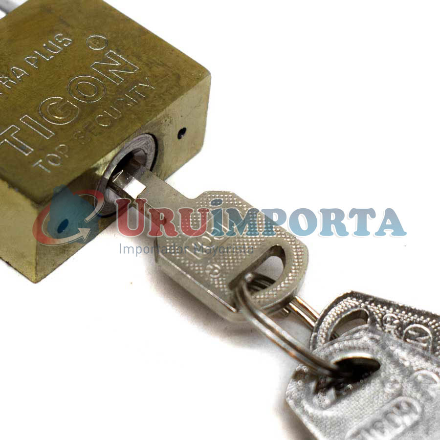 CANDADO TIGON BRONCEADO 40MM LH-328
